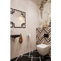 Инсталляция для унитаза Lavinia Boho Relfix 5 в 1 77010041 (черное стекло)