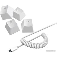 Набор аксессуаров Razer PBT Keycap + Coiled Cable Upgrade Set Mercury White