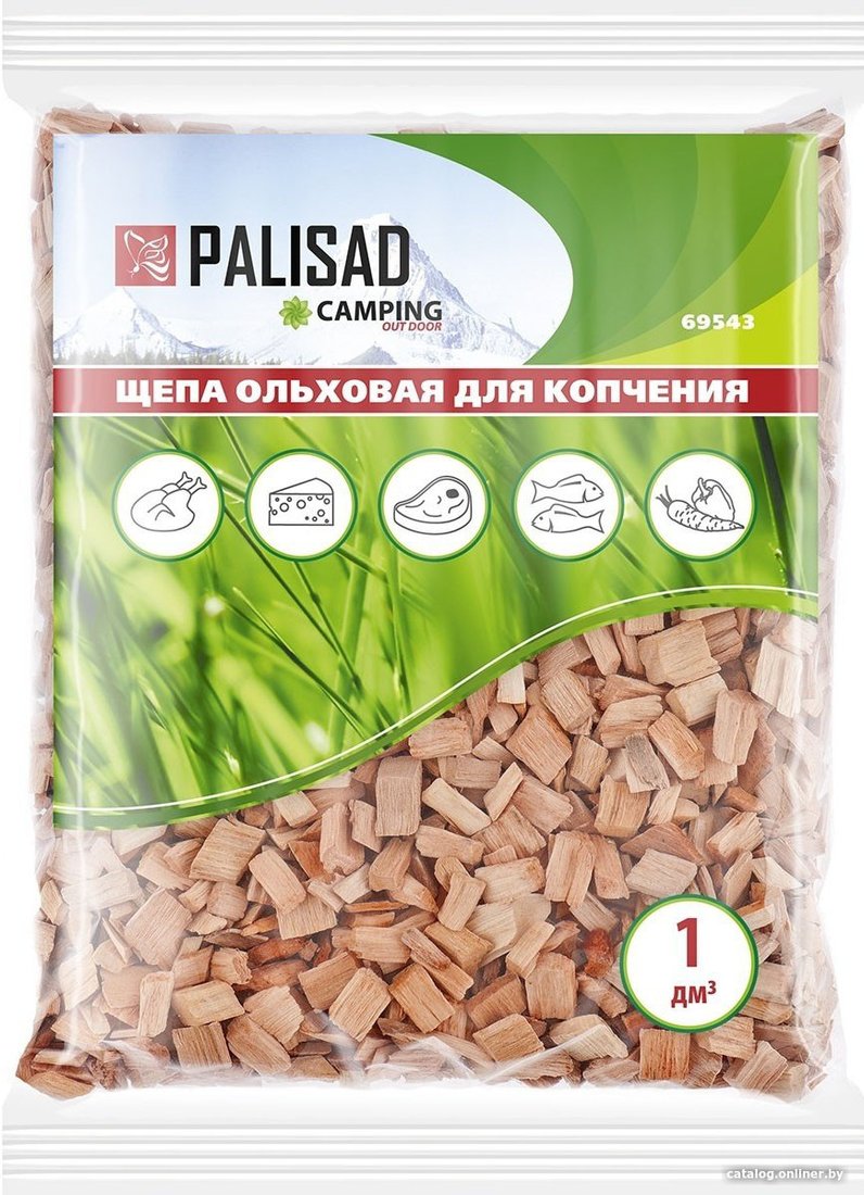 Щепа для копчения Palisad Ольховая 69543 1 дм.куб