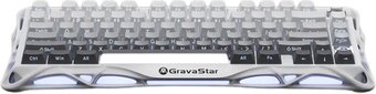 Клавиатура Gravastar Mercury K1 Gradient White (GravaStar x Kailh Cherry Pink)