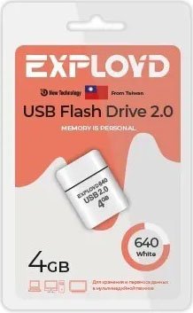 

USB Flash Exployd 640 4GB (белый)