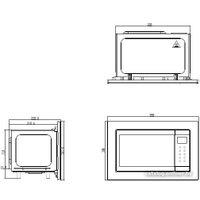 Микроволновая печь ZorG MIO211 S (черный)
