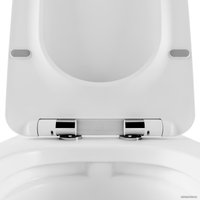 Унитаз подвесной Lavinia Boho Relfix Bell Pro Rimless 10 в 1 97010006 (хром пластик)