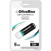 USB Flash OltraMax 230 8GB (черный) [OM-8GB-230-Black]