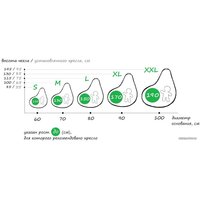Кресло-мешок Palermo Bormio велюр XL (базальт)