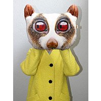 Декоративная подушка Matex Animals Лорис 15-987 (белый/коричневый)