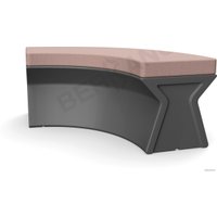 Скамейка Berkano X-seat Arc 230_019_00 (черный/кофейный)