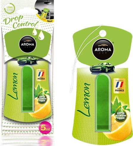

Aroma Car Ароматизатор полимерный Drop Control Lemon 92289