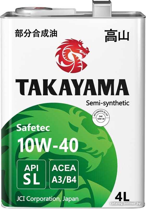 Моторное масло Takayama Safetec 10W-40 A3/B4 SL 4л