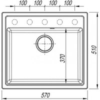 Кухонная мойка ARFEKA Dalago 57 Shadow Grey