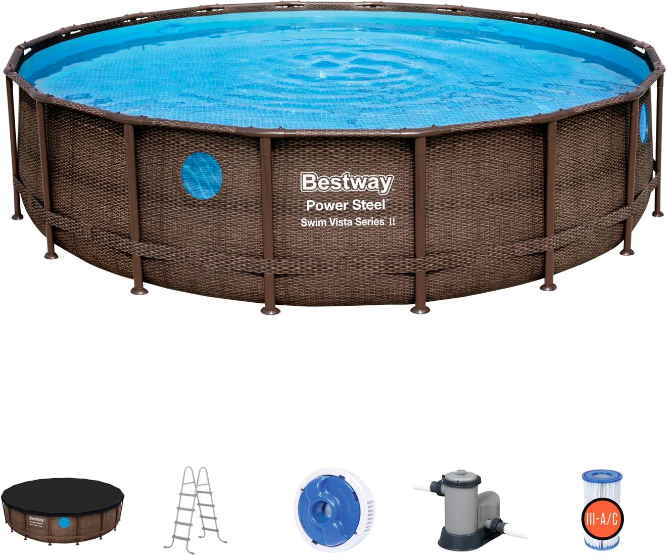 

Каркасный бассейн Bestway Power Steel 56977 (549x122)