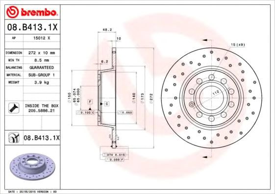 

Brembo 08B4131X