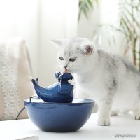 Фонтанчик Catsy Электрический (синий кит)