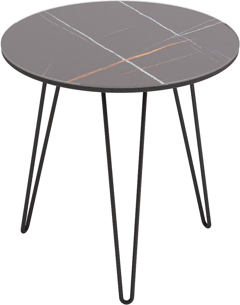 

Журнальный столик Калифорния мебель Рид Glass 530 (сахара нуар/черный матовый)