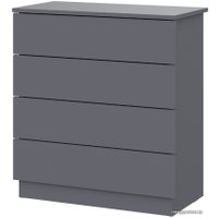 Комод Mio Tesoro КМ 4 (графит серый)