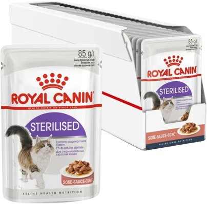 

Пресервы Royal Canin Sterilised (для стерилизованных) в соусе 85 г, 28 шт