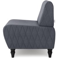 Интерьерное кресло MONOFIX Буно кресло (велюр/темно-серый №8)