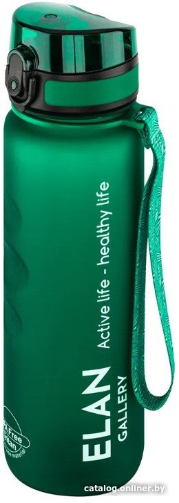 Бутылка для воды Elan Gallery Style Matte 1л 280143 (темно-зеленый)