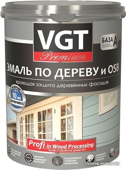 Эмаль VGT Профи по дереву ВД-АК-1179 1 кг (охра)