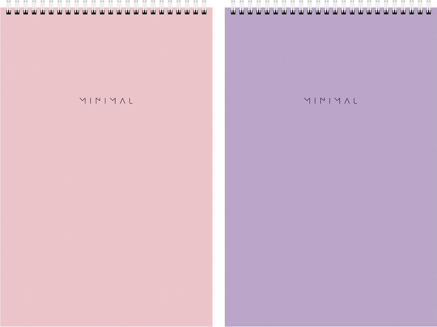 Блокнот BRAUBERG Minimal Pastel 116453 (2шт, 80л)