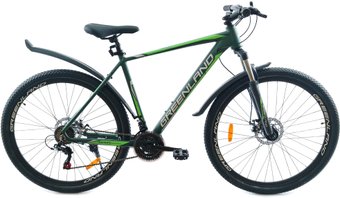 Велосипед Greenland Discovery 29 р.21 2025 (темно-зеленый/зеленый)