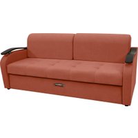 Диван Сириус Лидер-2 ППУ 215x110 (Eva 17 велюр терракотовый)