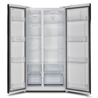 Холодильник side by side Hyundai CS6503FV (белое стекло)