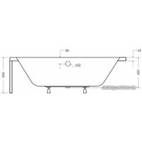 Ванна Besco Vitae 170х75