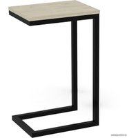Приставной столик TMB Loft Роксет Дуб 300х400 (выбеленное дерево/черный)