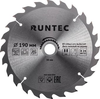 Пильный диск Runtec RT-190x30/24T