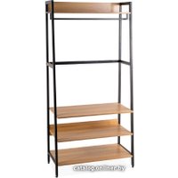 Стенка Millwood Сканди 8 84x40x200 (дуб золотой Craft/металл черный)