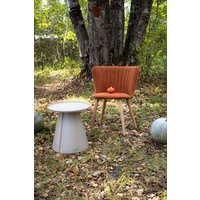 Журнальный столик Sheffilton SHT-CT61 (капучино муар/корица)