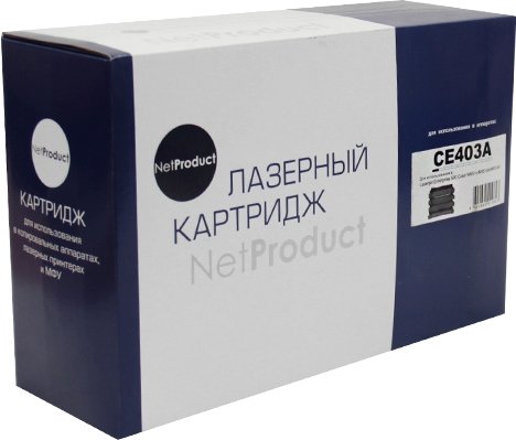 

Картридж NetProduct N-CE403A (аналог HP CE403A)