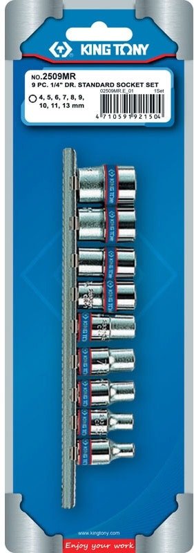 

Набор трещотка с головками King Tony 2509MR (9 предметов)