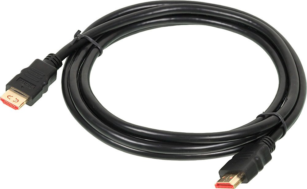 Кабель Buro BHP2M HDMI - HDMI (2 м, черный)