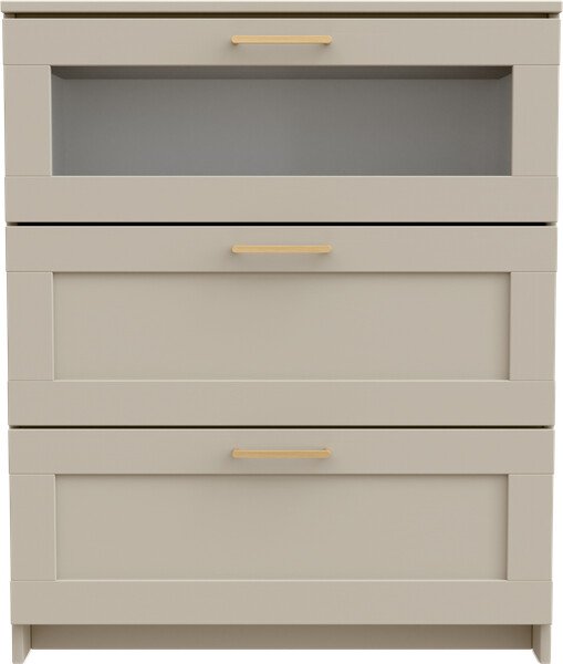 

Комод Mio Tesoro Нави 3 ящика 2.15.02.020.19 (кашемир со стеклом)