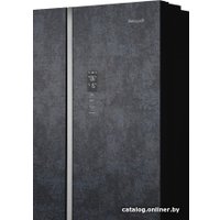 Холодильник side by side Weissgauff WCD 590 Nofrost Inverter Premium Biofresh Rock Glass