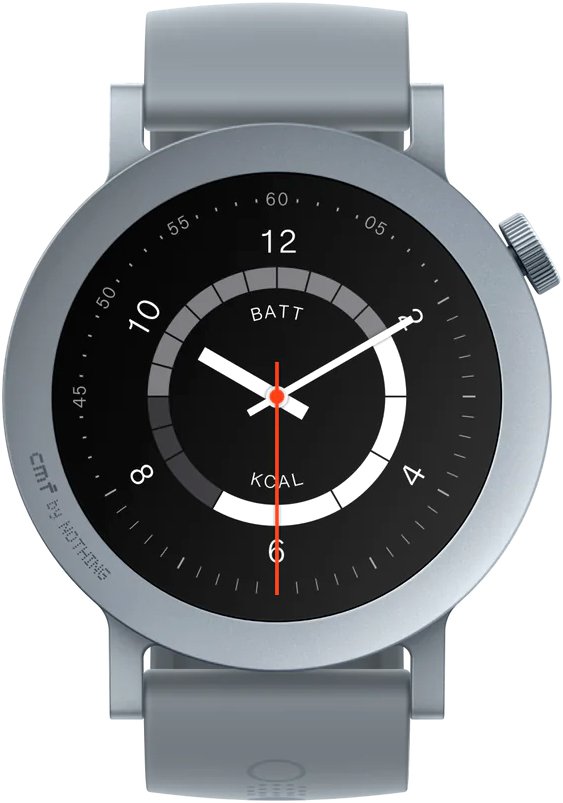 

Умные часы CMF Watch Pro 2 (светло-серый, серый силиконовый ремешок)