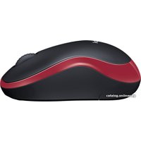 Мышь Logitech M186 (черный/красный)