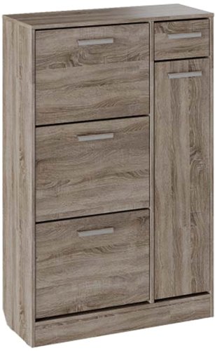 Тумба для обуви Bon Mebel Кельт 80x32x124 (дуб сонома трюфель)