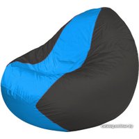 Кресло-мешок Flagman Classic К2.1-222 (серый темный/голубый)