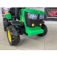 Электротрактор Baby Driver Трактор с прицепом R222 (зеленый)