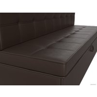 Диван Лига диванов Техас 340 (экокожа коричневый)