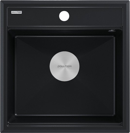 

Кухонная мойка Paulmark Stepia-500 PM115051-BLM (черный металлик)