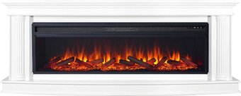 Каминокомплект Smolcom Deli V60 с Royal Flame Vision 60 LOG LED (бьянко белый)