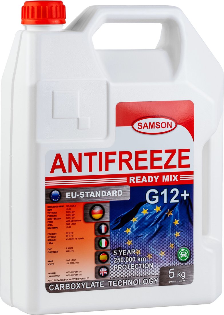 

Антифриз Samson EU-STANDARD G12+ Ready Mix 5кг