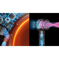 Фен Dyson HD16 Supersonic Nural Straight+Wavy (без кейса, с переходником на евровилку, берлинская лазурь/медный)