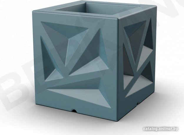 Кашпо Berkano Icelandic Cube DB (бирюзовый)