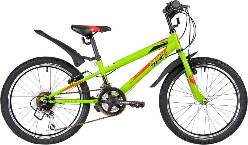 

Детский велосипед Novatrack Racer 20 20SH12V.RACER.GN20 (салатовый, 2020)