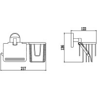 Держатель для туалетной бумаги Savol S-L07051 в Гомеле